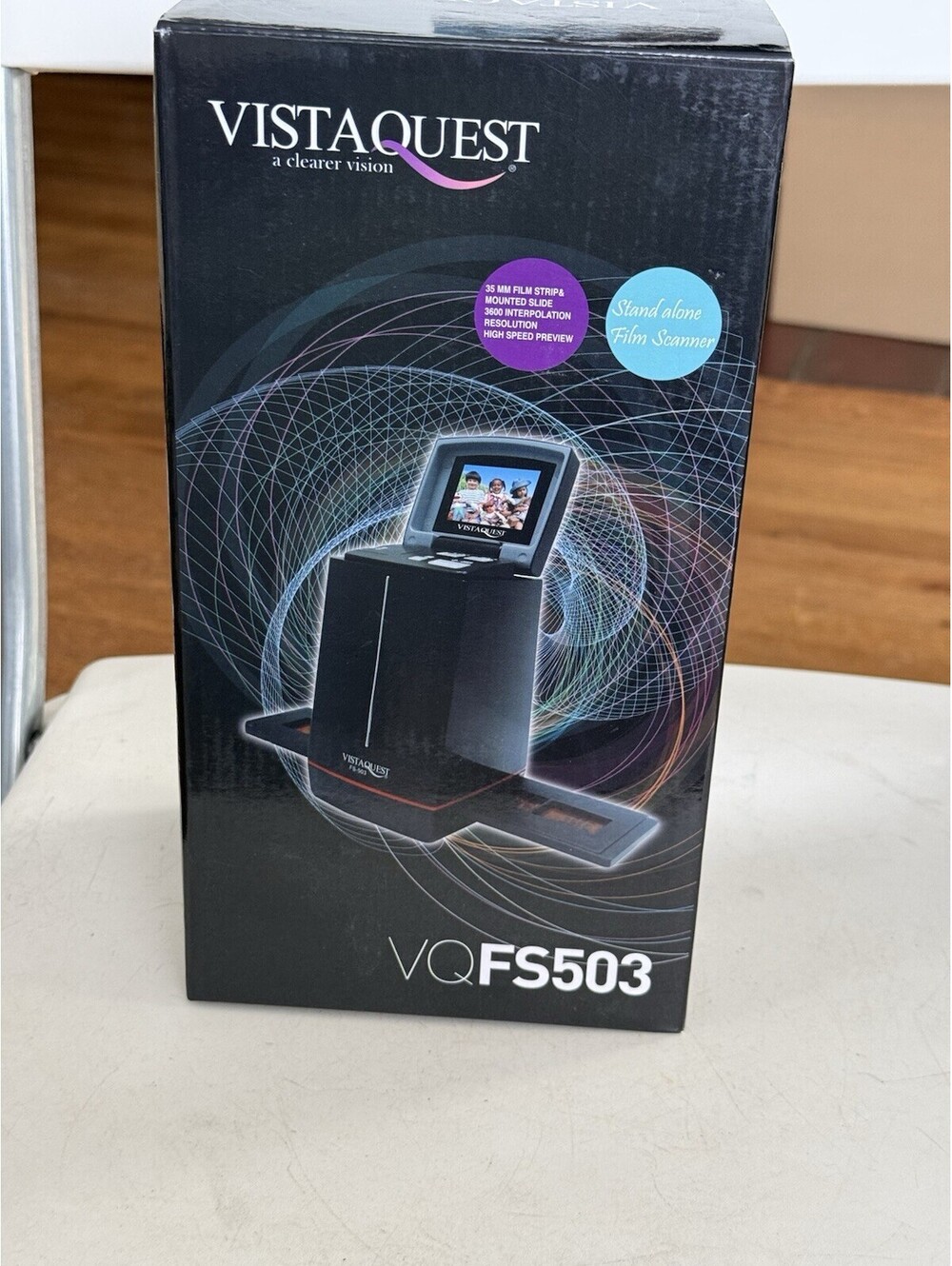 VISTAQUEST VQFS503 STAND ALONE FILM SCANNER VQFS503 Open Box